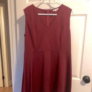 Maroon Dress